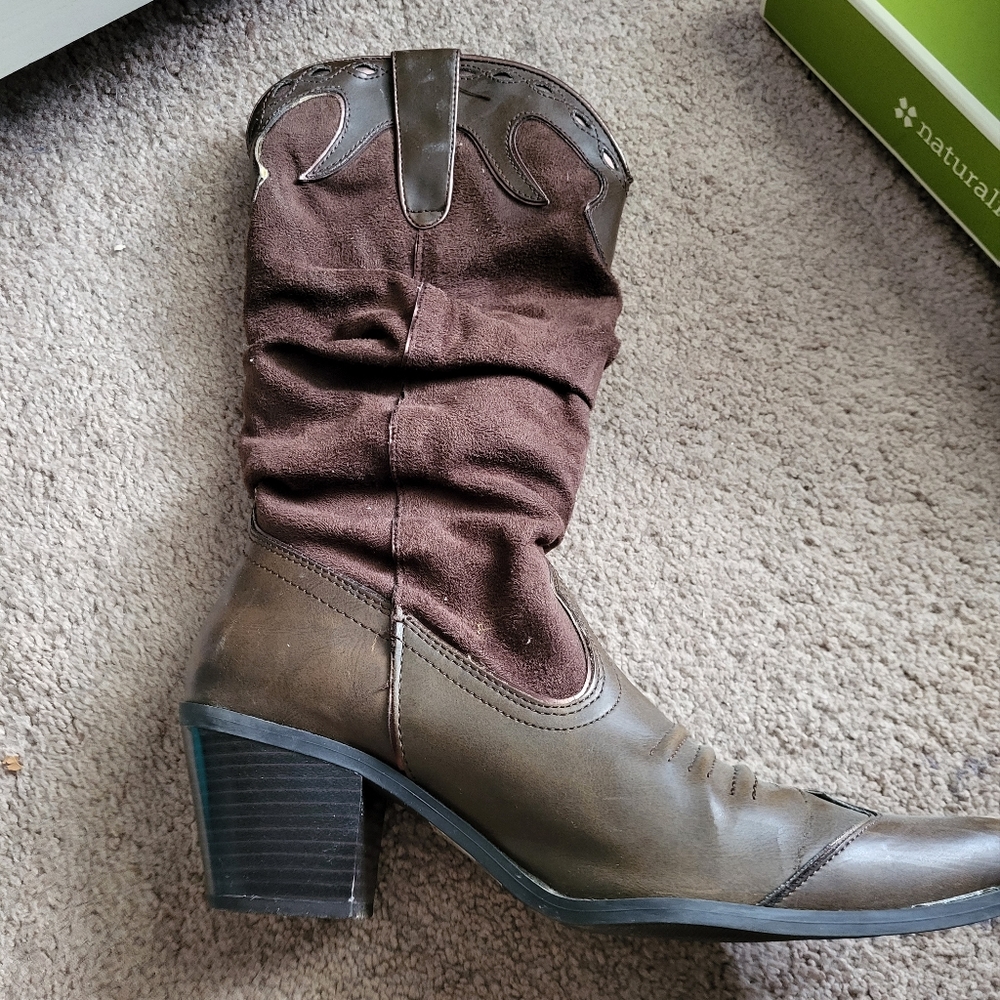 Suede Cowboy boots